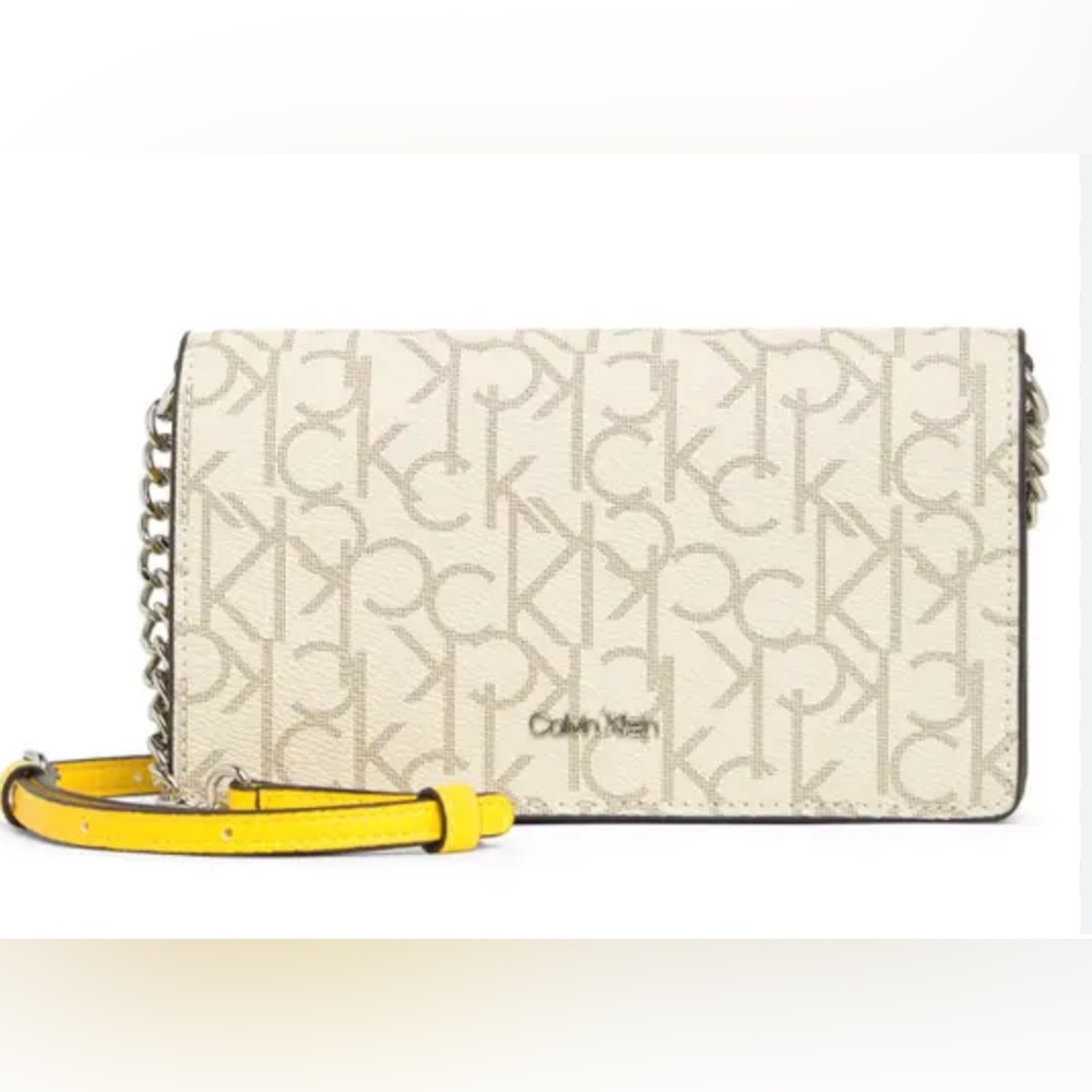 Calvin Klein Cream Crossbody Bag